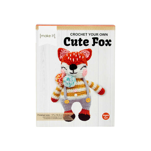 DIY Create your Own Cute Fox Crochet Kit