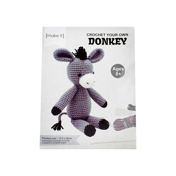 DIY Create your Own Donkey Crochet Kit