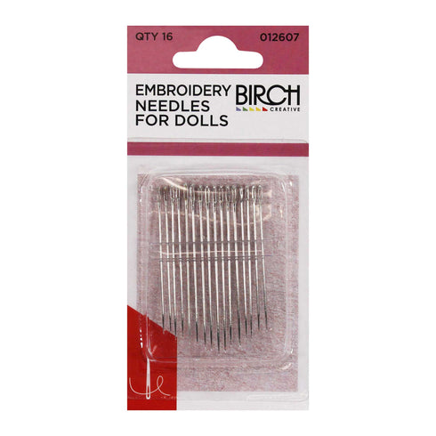 Embroidery Needles for Doll Making