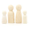 Family People Shape Wooden Craft