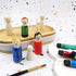 Family People Shape Wooden Craft