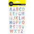 Glitter Dots Alphabets Stickers