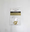 Gold Colour Screw Back Earring with Loop