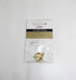 Gold Colour Screw Back Earring with Loop