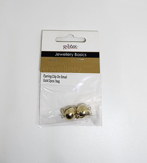 Gold Colour Small Earring Clip On