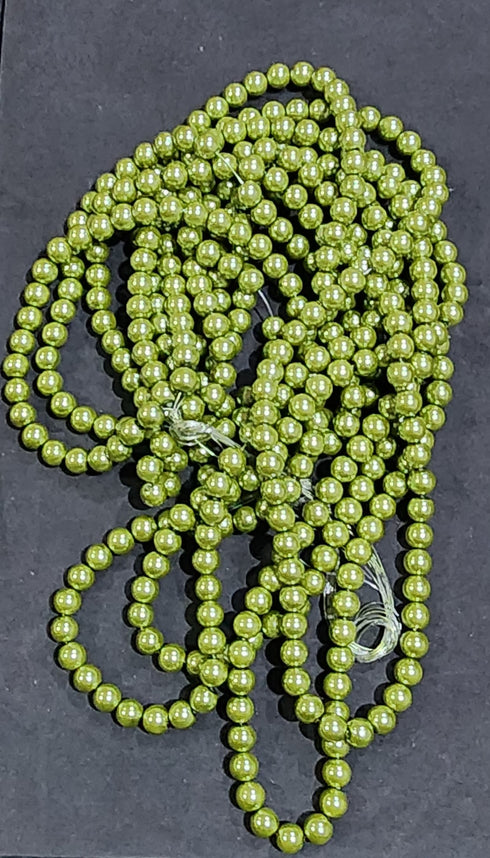 Green Colour Bulk Pack Pearl Beads