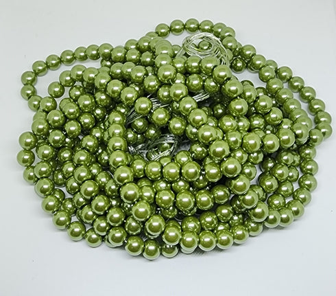 Green Colour Bulk Pack Pearl Beads