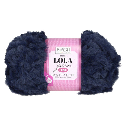 Lola Luxe Polyester Yarn (available in 12 colours)
