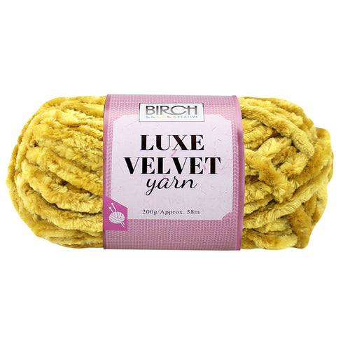 Luxe Velvet Yarn (available in 11 colours)