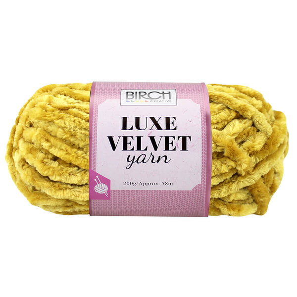 Luxe Velvet Yarn (available in 11 colours)