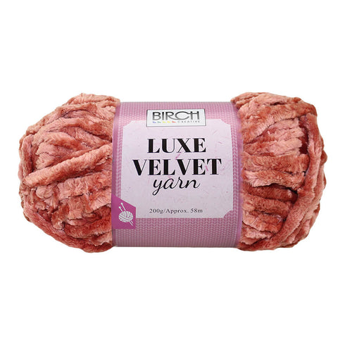 Luxe Velvet Yarn (available in 11 colours)