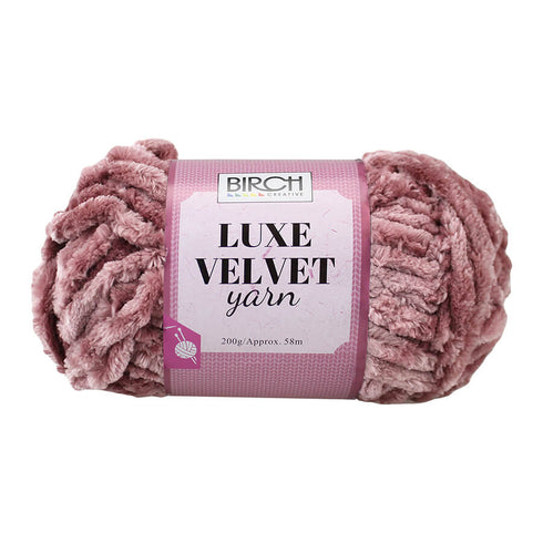 Luxe Velvet Yarn (available in 11 colours)