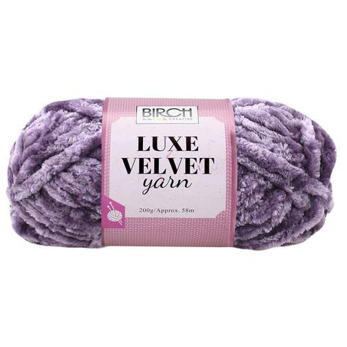 Luxe Velvet Yarn (available in 11 colours)