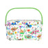 Medium Sewing Storage Basket - Playful Cats In Bloom