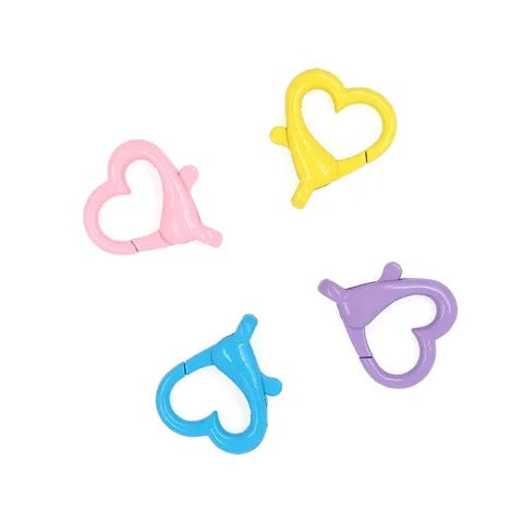 Metal Heart Shape Lobster Clasps