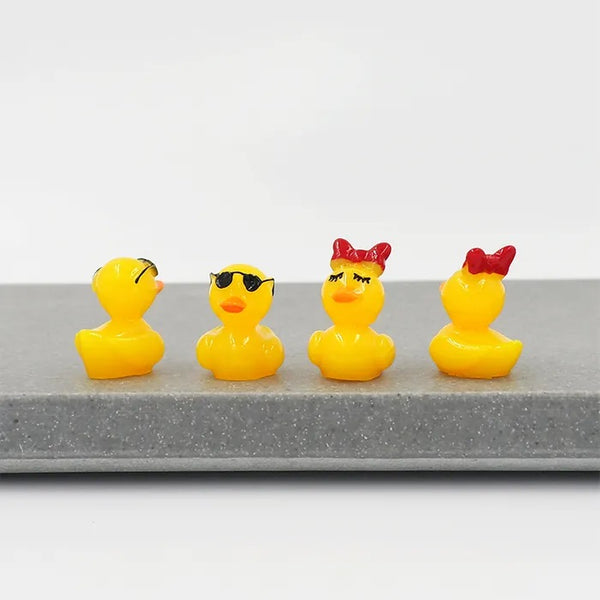 Mini Accessorised Ducks Shape Resin Embellishments
