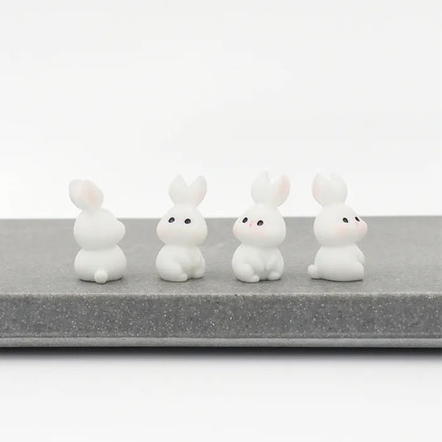 Mini Rabbits Shape Resin Embellishments