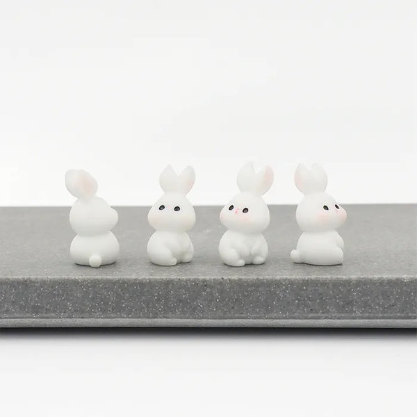 Mini Rabbits Shape Resin Embellishments