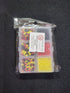 Mixed Red, Yellow & Black Colour Bead Box