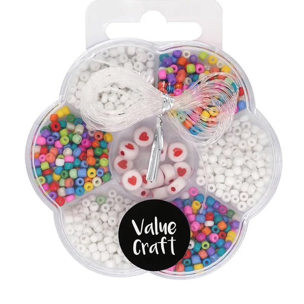 Mixed White Colors Seed Beads Kit