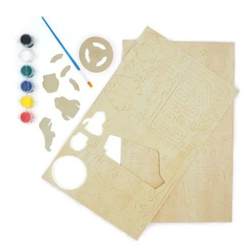 Motor Bike 3D Wooden Puzzle DIY Kit