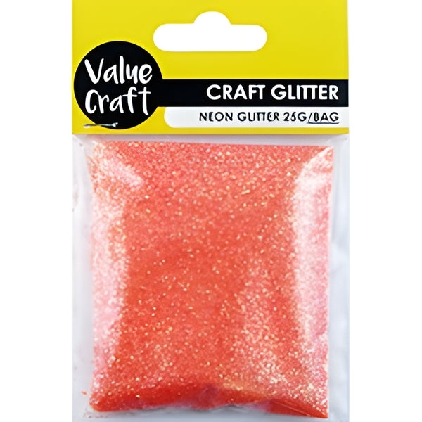 Orange Neon Craft Glitter