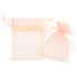 Peach Colour Mini Organza Gift Bags