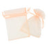 Peach Colour Small Organza Gift Bags