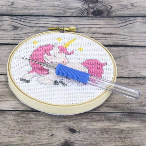 Punch Tool & Threader with Plastic Handle