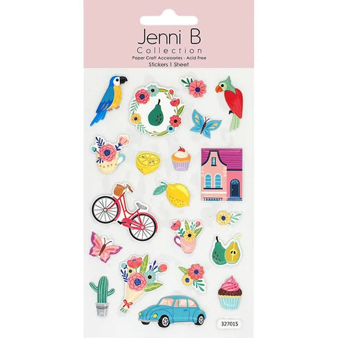 Provincial Puffy Stickers