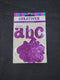 Purple Colour Glitter Card Letters & Numbers