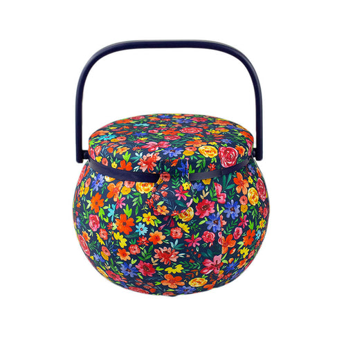 Round Shape Sewing Storage Basket (available in 2 designs)