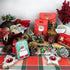 Santa Xmas Metal Gift Box With Handle