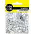 Silver Colour Heart Shape Scatters