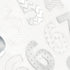 Silver Colour Metallic Numbers Stickers
