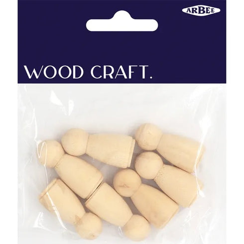 Small Size Wooden Craft Girls