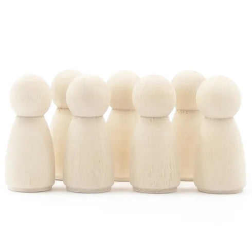 Small Size Wooden Craft Girls