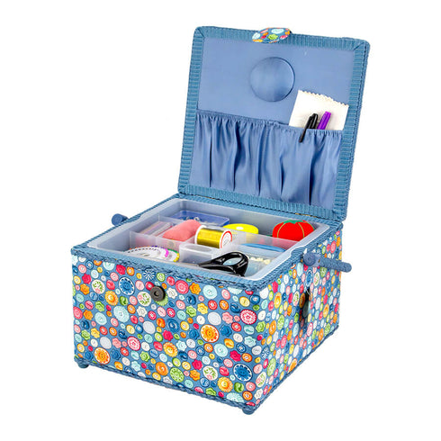 Square Shape Sewing Storage Basket (available in 3 designs)