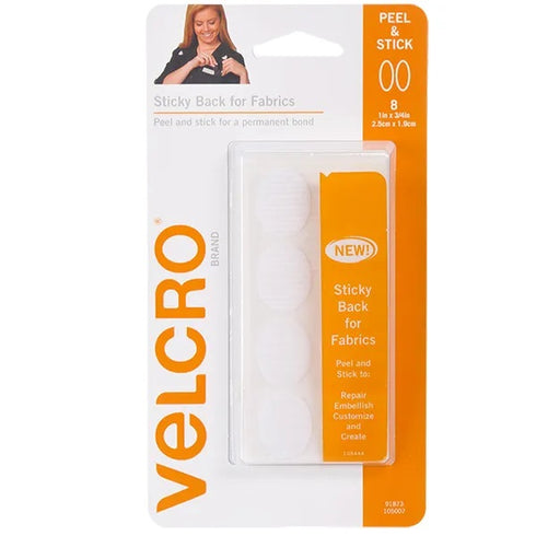 Sticky Back Hook & Loop Velcro Dots for Fabrics