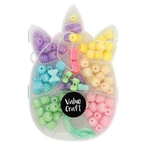 Unicorn Shaped Box Bead Kit