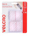 White Colour Stick On Hook & Loop Velcro Rectangle Tape