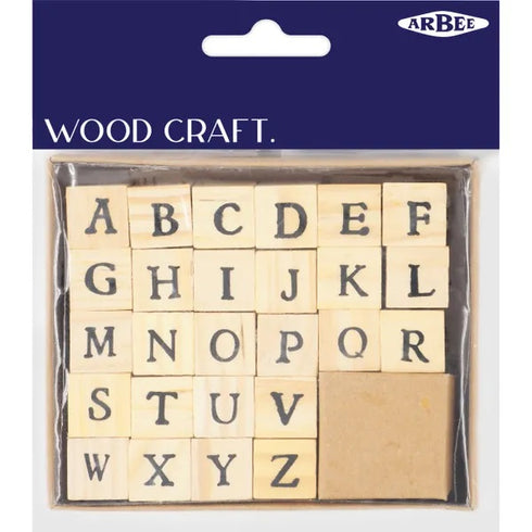 Wooden Alphabets Stamps