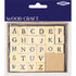 Wooden Alphabets Stamps
