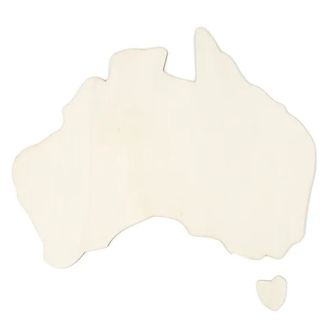 Wooden Australia Shape