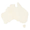 Wooden Australia Shape