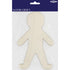 Wooden Boy Person Shape