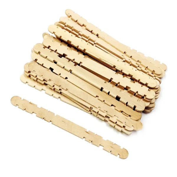 Wooden Construction Sticks - 1000pcs (available in 2 colours)