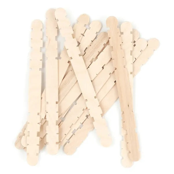 Wooden Construction Sticks - 150pcs (available in 2 colours)
