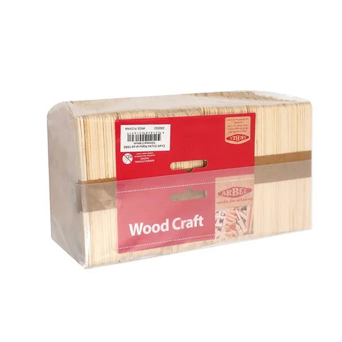 Wooden Craft Sticks - 1000pcs (available in 2 colours)