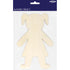 Wooden Girl Person Shape